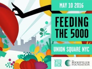 Feeding the 5000 event NYC graphic